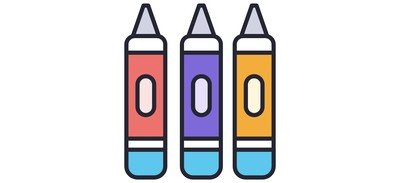 Image for Oil Pastel Pastel Chalks Pestel Crayons Cricut SVG Design