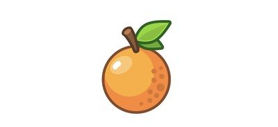 Image for Orange Food Tasty Cricut SVG Design