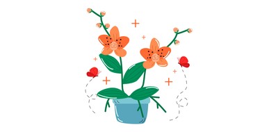 Image for Orchid  Cricut SVG Design