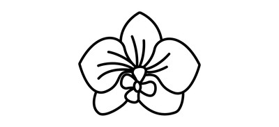 Image for Orchid  Cricut SVG Design