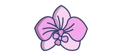 Image for Orchid Flower Flowers Cricut SVG Design