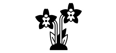 Image for Orchid  Cricut SVG Design