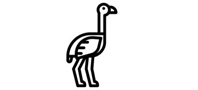 Image for Ostrich Bird Zoo Cricut SVG Design