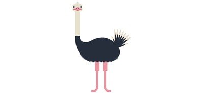 Image for Ostrich Animal Wild Animal Cricut SVG Design