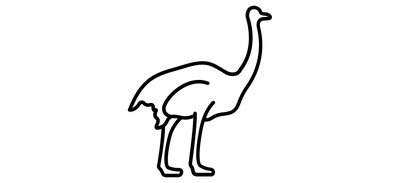 Image for Ostrich  Cricut SVG Design