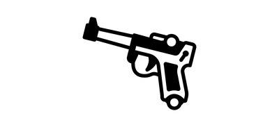 Image for Luger Revolver P 08 Luger Pistol Handgun Cricut SVG Design