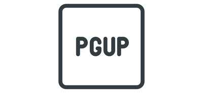 Image for Page Up Button Cricut SVG Design