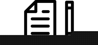 Image for Page Document Pencil Cricut SVG Design