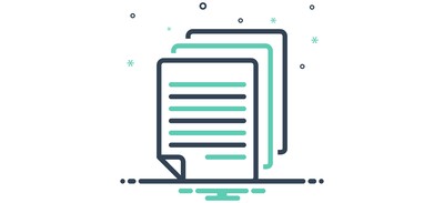 Image for Page Papers Documents Cricut SVG Design