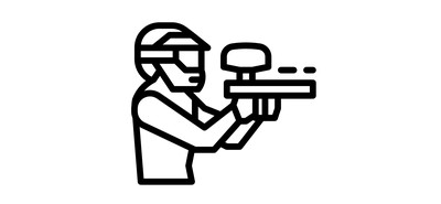 Image for Paintball Gun Sports Cricut SVG Design