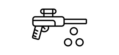 Image for Paintball Gun Sport Cricut SVG Design