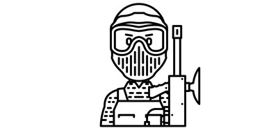 Image for Paintball  Cricut SVG Design