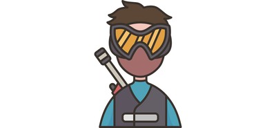 Image for Paintball Player  Cricut SVG Design