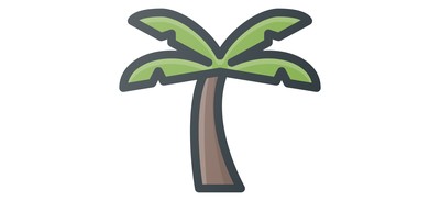 Image for Palm Tree Island Cricut SVG Design