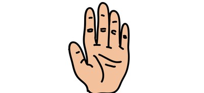 Image for Palm Hand Stop Cricut SVG Design