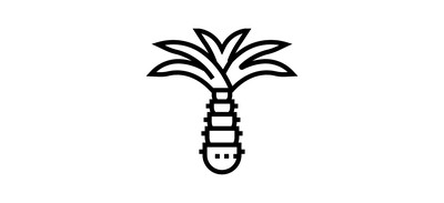Image for Palm Tree Period Cricut SVG Design