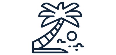 Image for Palm Tree Beach Cricut SVG Design