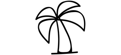 Image for Palm Tree Travel Cricut SVG Design