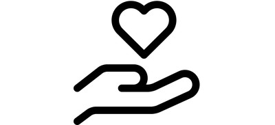 Image for Palm Hand Love Cricut SVG Design