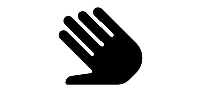 Image for Open Hand Gesture Cricut SVG Design