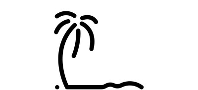 Image for Palm Sand Beach Cricut SVG Design