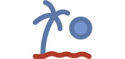 Image for Palm Tree Sunrise Cricut SVG Design