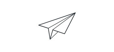 Image for Paper Plane Telegram Cricut SVG Design