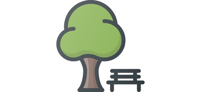 Image for Park Bench Tree Cricut SVG Design