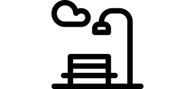 Image for Park Bench Cloud Cricut SVG Design