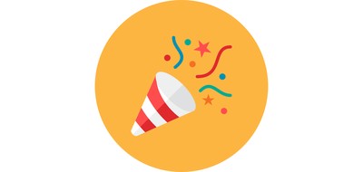 Image for Free Party Poppers Cricut SVG Design