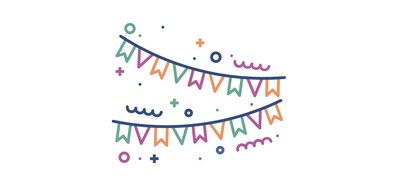 Image for Free Party Popper Decoration Cricut SVG Design