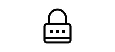 Image for Password Lock Lockpad Cricut SVG Design