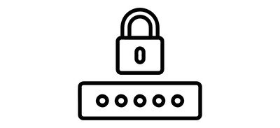 Image for Password Security Lock Cricut SVG Design