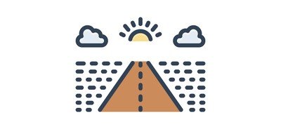 Image for Road Pathway Cloud Cricut SVG Design