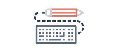 Image for Free Pen Pencil Keyboard Cricut SVG Design