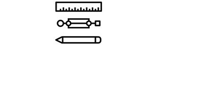 Image for Free Pen Pencil Ruler Cricut SVG Design