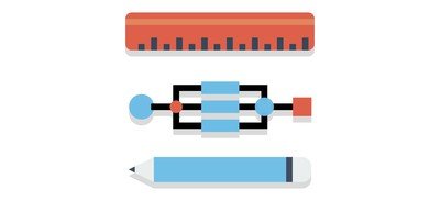 Image for Free Pen Pencil Ruler Cricut SVG Design