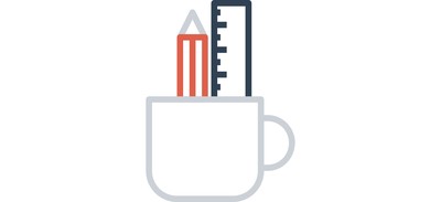 Image for Pencil Ruler Mug Cricut SVG Design