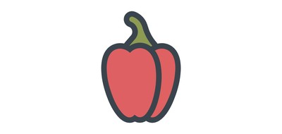 Image for Pepper Fruit Fruits Cricut SVG Design