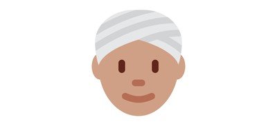 Image for Free Person Wearing Turban Cricut SVG Design