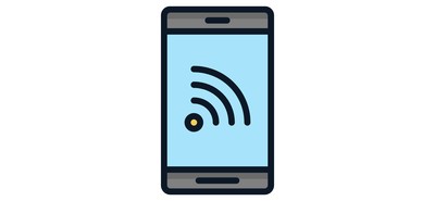 Image for Phone Network Wifi Cricut SVG Design