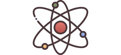 Image for Physics Atom Nuclear Cricut SVG Design