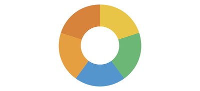 Image for Pie Chart Elements Cricut SVG Design