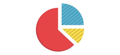 Image for Pie Chart Diagram Cricut SVG Design