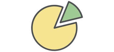 Image for Pie Chart Statistic Cricut SVG Design