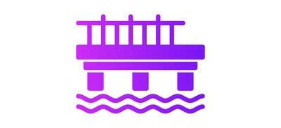 Image for Pier Seaside Structure Coastal Platform Cricut SVG Design