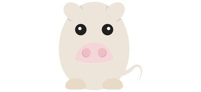 Image for Fat Pig Pigs Piglet Cricut SVG Design