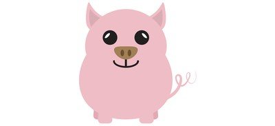 Image for Fat Pig Pigs Piglet Cricut SVG Design