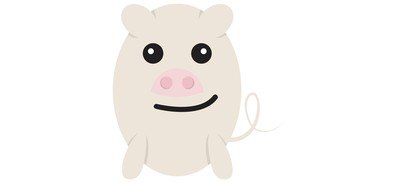 Image for Fat Pig Pigs Piglet Cricut SVG Design