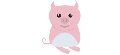 Image for Fat Pig Pigs Piglet Cricut SVG Design